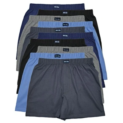 Afbeelding van 10 Boxershorts 100% Katoen Set: Zonder opening 5 kleuren Maat: 4XL