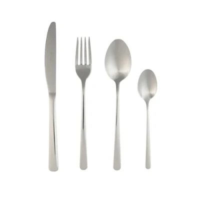 Afbeelding van Russell Hobbs COMBO 2151 Vienna 48 Piece Cutlery Set Stainless Steel Silverware Set, 12 Person Service, Tableware Includes Knives, Forks, Tablespoons and Teaspoons, Dishwasher Safe Dinnerware