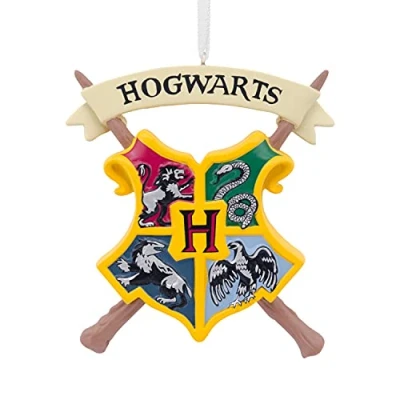 Afbeelding van Hallmark Harry Potter Zweinstein Crest Kerstversiering