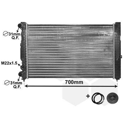 Afbeelding van Van Wezel Radiateur 03002123