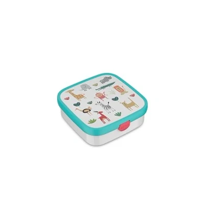 Afbeelding van Mepal bento lunchbox groot Campus 2x 200 + 1250 ml Inclusief 2 uitneembare lekdichte bentobakjes &amp; vorkje Animal Friends