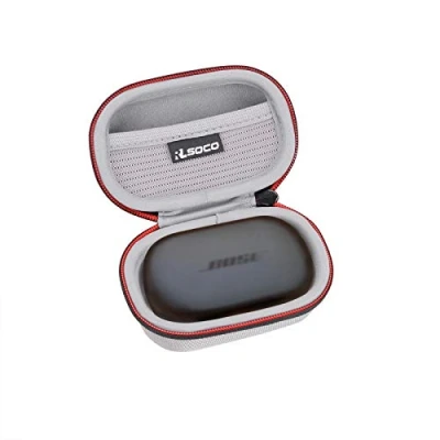 Afbeelding van RLSOCO Case voor Bose QuietComfort Oordopjes met ruisonderdrukking/Bose Sport Echte draadloze oortelefoons Zilver