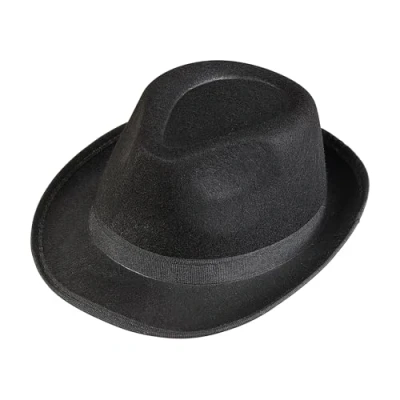 Afbeelding van W WIDMANN MILANO Party Fashion 8677M Fedora hoed, van vilt, gangster, maffia baas, Charleston, jaren 20, themafeest, carnaval