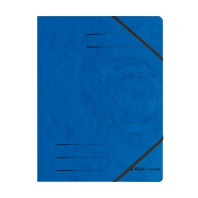 Afbeelding van herlitz 972448 11387180 hoekspanner A4 kwaliteit, blauw, 5 stuks