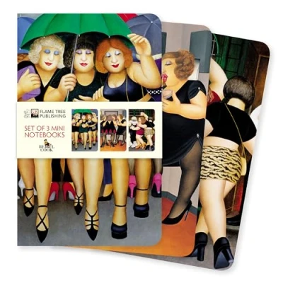 Afbeelding van Mini Notebook Collections Beryl Cook Set of 3 Notebooks
