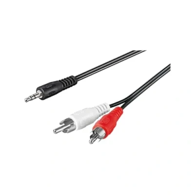 Afbeelding van 3.5mm stereo mannelijk 2x RCA 5,00 m
