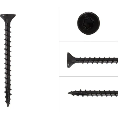 Afbeelding van Hardhoutschroeven Zwart AR coating 4 x 40 mm Doos 200 stuks