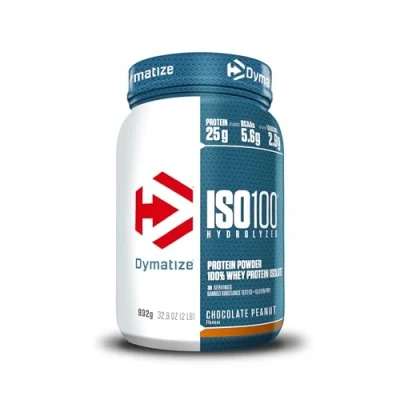 Afbeelding van Dymatize Iso 100 Whey Hydrolisaat 900gr Peanut Chocolate