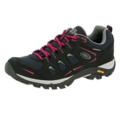 Afbeelding van Brütting MOUNT FRAKES LOW Dames Halfhoge trekking &amp; wandelschoenen, Zwart/felroze, 39 EU