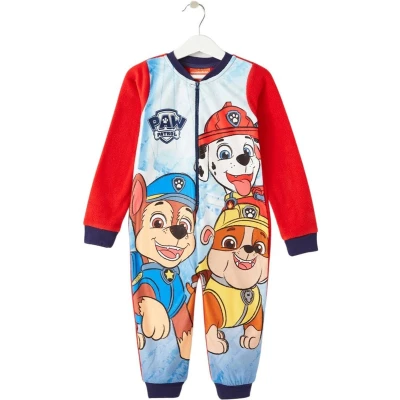Afbeelding van Paw Patrol onesie/huispak team fleece maat 128