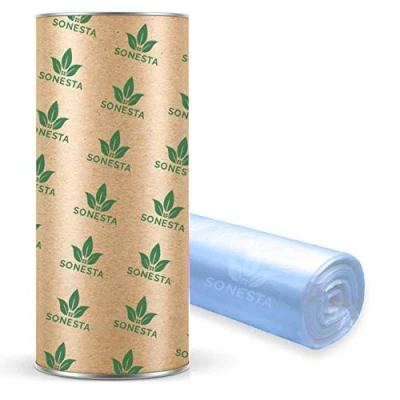 Afbeelding van 200 m ECO navulfolie voor luiertwister, luieremmer, compatibel met Tommee Tippee TEC, Simplee, Twist &amp; Click, navulcassettes, geurbarrière, eenvoudig te bedienen