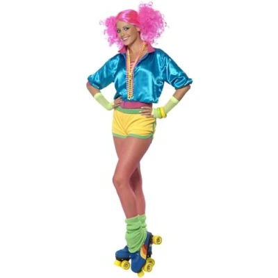 Afbeelding van &quot;Jaren 90 roller outfit voor vrouwen Verkleedkleding Medium&quot;