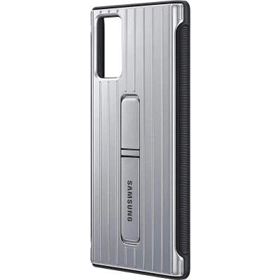 Afbeelding van Samsung Galaxy Note 20 Hoesje Kunststof Hardcase/Backcover Zilver Telefoonhoesje Shockproof/Valbescherming