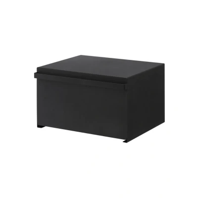 Afbeelding van Yamazaki Broodbak Tower Opbergbak Met Klep Zwart 40x34,5x24cm
