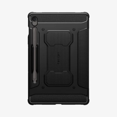 Afbeelding van Spigen Rugged Armor Pro Case Ontworpen voor Samsung Galaxy Tab S10 FE (2025) Beschermhoes met S Pen Houder en Oplaadondersteuning Zwart
