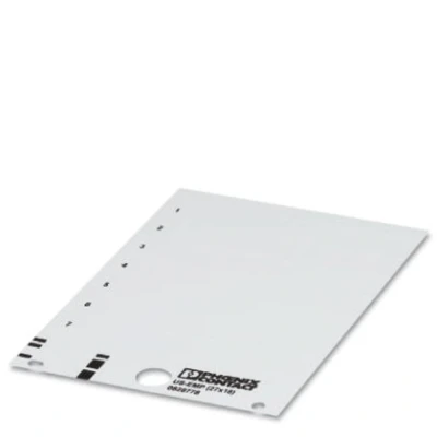 Afbeelding van Phoenix Contact 0828844 US EMP (27X8) YE Apparaatmarkering Montagemethode: Vastklemmen Markeringsvlak: 27 x 7.93 mm Geel Aantal markeringen: 510 10 katernen