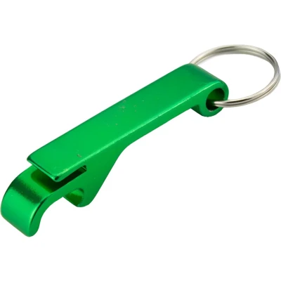 Afbeelding van Bier Sleutelhanger Groen Bieropener Beer Opener Flesopener