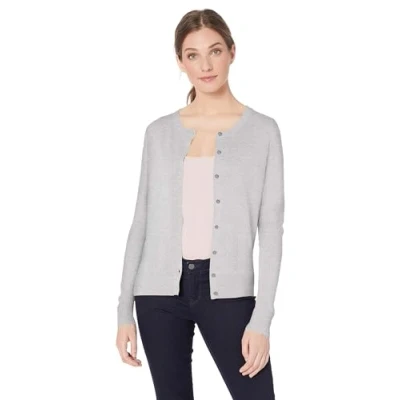 Afbeelding van Amazon Essentials Women&#039;s Lichtgewicht vest met ronde hals (verkrijgbaar in grote maten), Lichtgrijs, XS