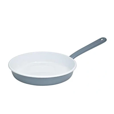 Afbeelding van Riess, 0291 065, omeletpan 22, CLASSIC PURE GREY, diameter 22 cm, hoogte 7,5 email, lichtgrijs, inductie
