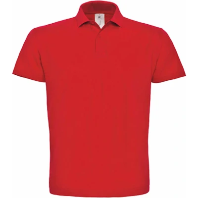 Afbeelding van Unisex Polo &#039;ID.001&#039; Rood merk B&amp;C Collectie maat L