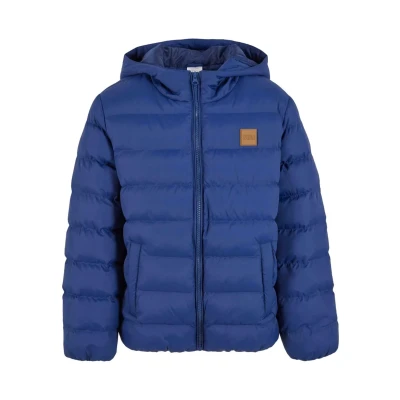 Afbeelding van Urban Classics Bubble Winterjas voor kinderen, Maat: 158/164, Spaceblue