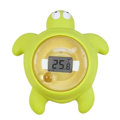Afbeelding van TensCare Tortoo Digitale badthermometer en babybadspeelgoed