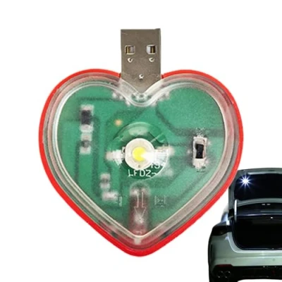 Afbeelding van Autoplafondlamp, led binnenverlichting, lamp, kralen, USB verlichting voor kofferbak, sfeerlicht, auto, bewegingssensor, draadloos, binnenverlichting
