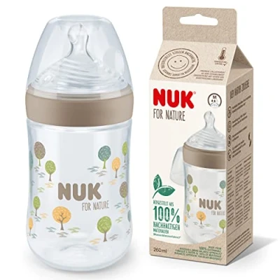 Afbeelding van NUK Babyfles voor Nature 260ml, bruin
