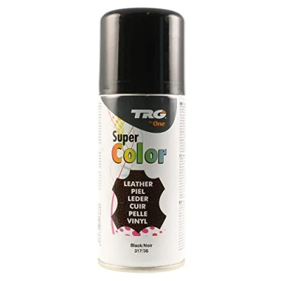 Afbeelding van TRG The One Super Color, spuitverf voor leren schoenen, 317 Zwart, 150 ml