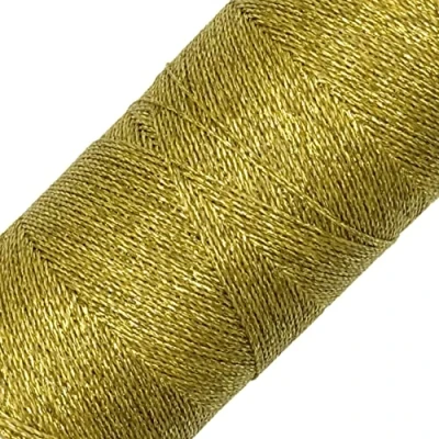 Afbeelding van Linhasita Garenspoel, gewaxt, 100 g/360 meter, dikte: 0,5 mm, polyester, macramégaren, 30 kleuren, goud