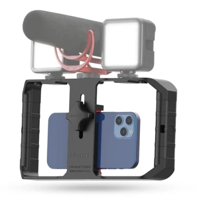 Afbeelding van ULANZI U Rig Pro Smartphone Video Handheld Telefoon Stabilizer Filmmaken Kooi met 3 Koude Schoen Mounts voor iPhone 15 14 13 12 11 Max/Samsung S22 S23 Ultra/Huawei Mate 60