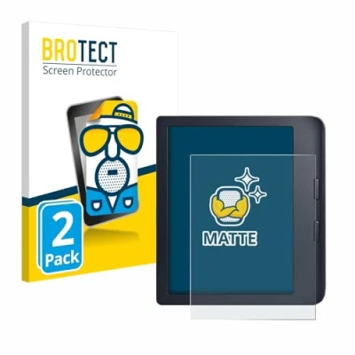 Afbeelding van BROTECT (2 Stuks) Antireflecterende Beschermfolie voor Kobo Libra 2 Anti Glare Screen Protector, Mat, Ontspiegelend