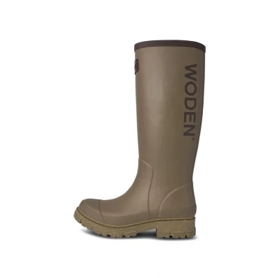 Afbeelding van Woden Regenlaarzen, Dames, Maat: 38, Dark olive Gevulkaniseerd rubber
