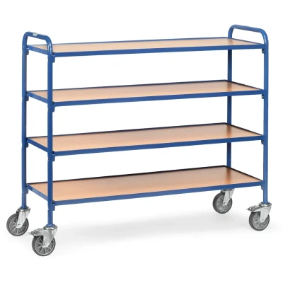 Afbeelding van fetra 32950 Etagewagen Staal Poedercoating Laadvermogen (max.): 250 kg Stralend blauw (RAL 5007)