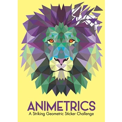 Afbeelding van Animetrics: A Striking Geometric Sticker Challenge (Sticker by Number Puzzles)