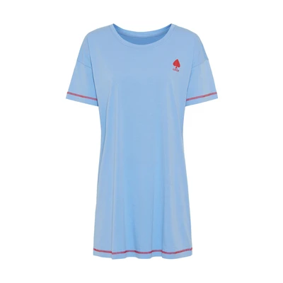 Afbeelding van LSCN by LASCANA Nachthemd blauw / rood