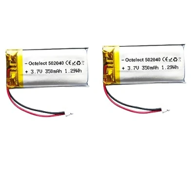 Afbeelding van RAEWSTCO 3,7 V 350 mAh 502040 Lipo oplaadbare lithium ion batterij met JST aansluiting zorg ervoor dat de polariteit van het apparaat overeenkomt