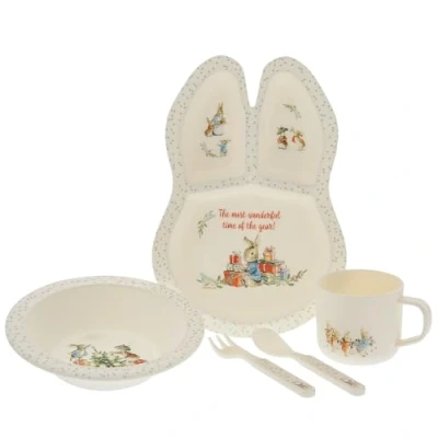 Afbeelding van Beatrix Potter Peter Kerst Diner Set