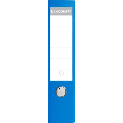 Afbeelding van Exacompta ref. 918407B 1 Ordner met hefboom A4 80 mm rug mechaniek Afmetingen: 32 x 29 8 cm Formaat Kleur : Blauw