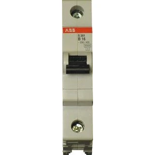 Afbeelding van Abb s201 installatieautomaat 1p z karakteristiek 1a iec en 60898 1 6 ka iec60947 2 10 module breedte 17 5mm 2cds251001r0218