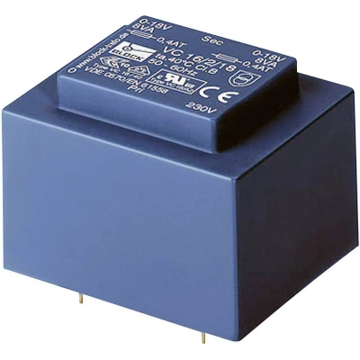Afbeelding van Block VC 5,0/2/15 Printtransformator 1 x 230 V 2 15 V/AC 5 VA 166 mA