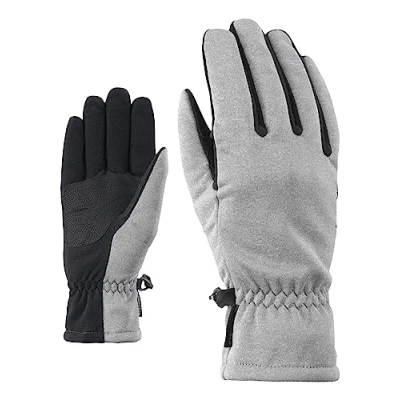Afbeelding van Ziener Dames Importa Lady Handschoenen Multisport Functionele Outdoor Winddicht Ademend, Grey Melange, 7