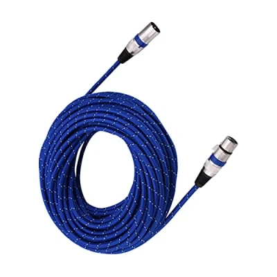 Afbeelding van XLR stekker op bus, 3 polige microfoonkabel, podiumgeluidsmixer (20 m)