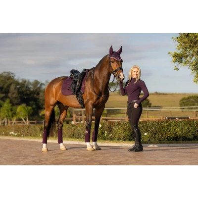 Afbeelding van LeMieux FW&#039;22 Fig Suede Zadeldekje