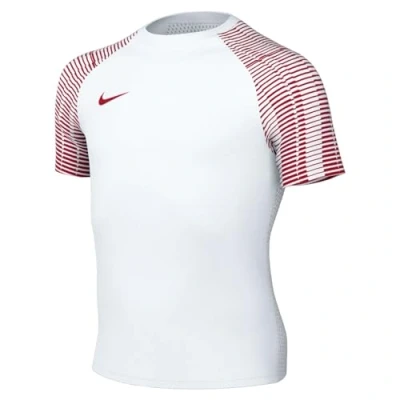 Afbeelding van Nike Uniseks Kind Short Sleeve Top Y Nk Df Academy Jsy Ss, Wit/Rood/Universiteit Rood, DH8369 100, S