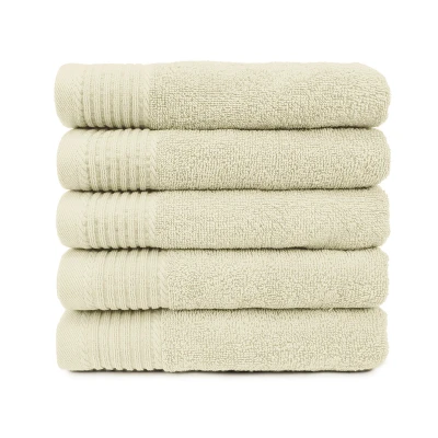 Afbeelding van 5 x The One Towelling handdoek Deluxe 50x100 Ivoor