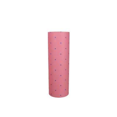 Afbeelding van Cadeaupapier Kadodesign Dottie Rose Cornflower Roze 50 cm x 200 m per rol van meter