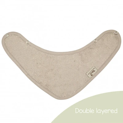 Afbeelding van Bandana slab Feather Grey 36x20cm Timboo