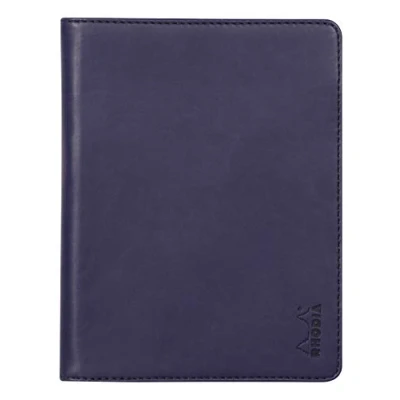 Afbeelding van RHODIA 213005C boekje met klembord en documentenmap nr. 13 nachtblauw voor notitieblokken of notitieboeken in A6 formaat (10,5 x 14,8 cm) hoogwaardig Italiaans kunstleer