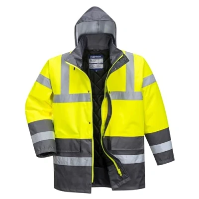 Afbeelding van Hi Vis Twee Kleuren Verkeersjack maat Large, YeGrey